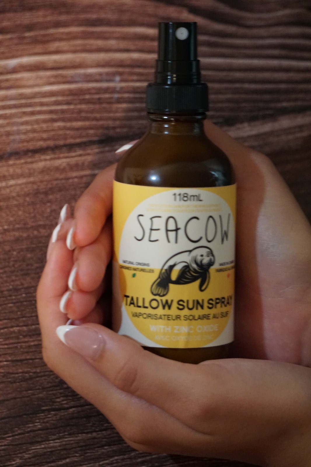 Tallow Sun Spray with 25% Zinc Oxide 118 mL (4 fl oz) - Easy-to-Apply Daytime Moisturizer