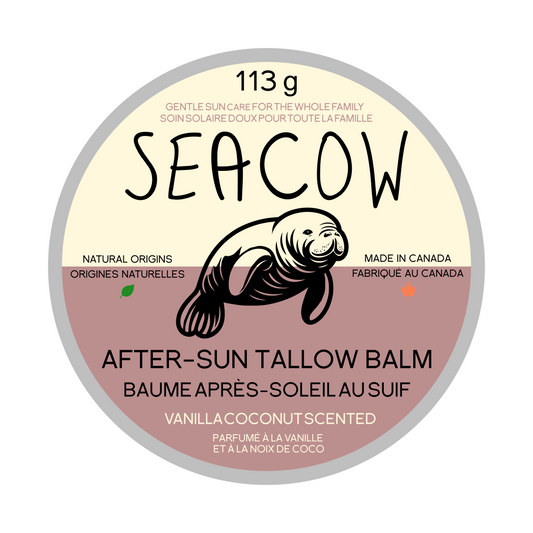 Baume après-soleil au suif - Hydratant entièrement naturel | Seacow Co.