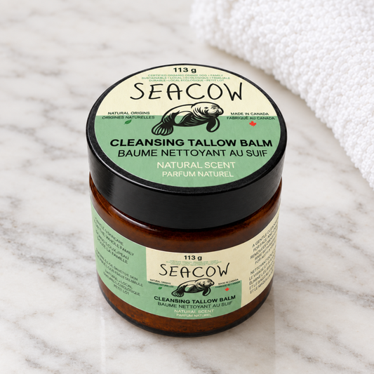 Cleansing Tallow Balm 113 g (4 oz) - Gentle, All-Natural, Conditioning Facial Cleanser
