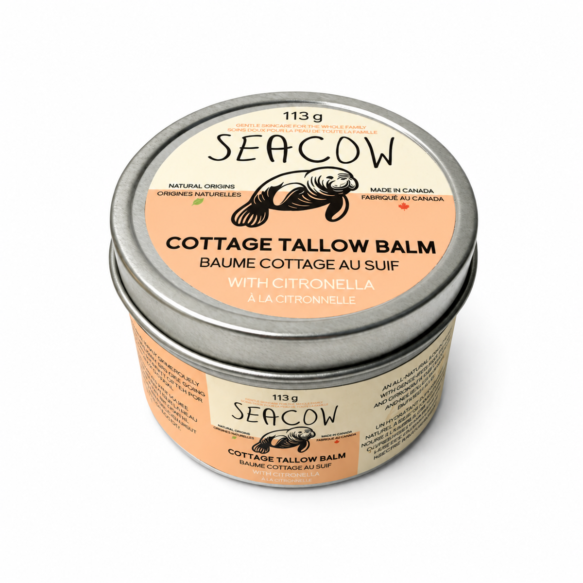 Cottage Tallow Balm 113 g (4 oz) - All-Natural Bug Balm with Citronella Essential Oil