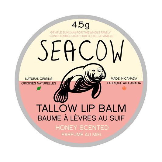 BIENTÔT DISPONIBLE - Baume à lèvres au suif - Protection entièrement naturelle | Seacow Co.