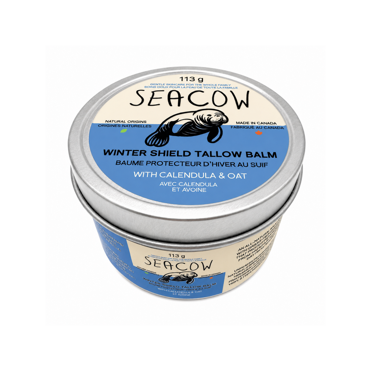 Winter Shield Tallow Balm 113 g (4 oz) - All-Natural Protection with Calendula and Oat